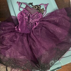 Weissman Deep Purple Kids Dance Costume